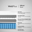 Welplus ที่นอนสปริง อัด สุญญากาศ รุ่น Brielle ความหนา 9 นิ้ว