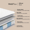 Wellplus ที่นอนพ็อกเก็ตสปริง รุ่น Taylor ความหนา11 นิ้ว นุ่มแน่น