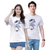 DELON เสื้อยืดปีมังกร ผ้าคอตตอน รุ่น AT53174 (UNISEX) แพ็กคู่ 2 ตัว