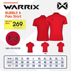 WARRIX เสื้อโปโลคอจีน สีแดง R4