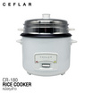 Ceflar หม้อหุงข้าวมีซึ้ง 1.8 ลิตร รุ่น CR-180