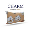 Charm หมอนหนุนเเพ็คคู่ ลาย brownie ขนาด 17 x 27 นิ้ว