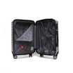 HQ LUGGAGE กระเป๋าเดินทาง ABS 4 ล้อคู่ กุญแจล็อค 3 รหัส รุ่น 8864 สีเงิน