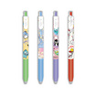 CODE:D ปากกาเจลคลิปเหล็ก 0.5 มม. Sanrio คละลาย (แพ็ก 4 ด้าม)