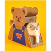 Pethroom x Wiggle Cat Scratcher Playground Wiggle Bear ที่ลับเล็บแมว