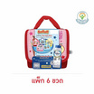 โยเกิร์ตพร้อมดื่มเมจิบัลแกเรีย 150 มล. แพ็ก 6  รสออริจินัล ฟรีกระเป๋า Tom&Jerry (คละสี/ลาย)