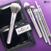 Moda เซ็ทแปรงแต่งหน้า Metallics Silver Total Face Kit (7ชิ้น/ชุด)