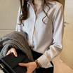Forever25 เสื้อเชิ้ตลายทางแขนยาว