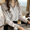 Forever25 เสื้อเชิ้ตลายทางแขนยาว