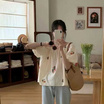 Forever25 เสื้อผ้าลายดอกปัก ทรงคอเหลี่ยมแขนพอง