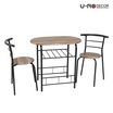 U-RO DECOR ชุดโต๊ะอาหาร (โต๊ะ1+เก้าอี้ 2 ตัว) รุ่น CHERRY(NEW)