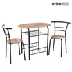 U-RO DECOR ชุดโต๊ะอาหาร (โต๊ะ1+เก้าอี้ 2 ตัว) รุ่น CHERRY(NEW)