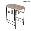U-RO DECOR ชุดโต๊ะอาหาร (โต๊ะ1+เก้าอี้ 2 ตัว) รุ่น CHERRY(NEW)