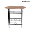 U-RO DECOR ชุดโต๊ะอาหาร (โต๊ะ1+เก้าอี้ 2 ตัว) รุ่น CHERRY(NEW)