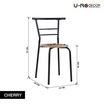 U-RO DECOR ชุดโต๊ะอาหาร (โต๊ะ1+เก้าอี้ 2 ตัว) รุ่น CHERRY(NEW)