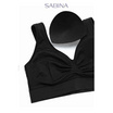 Sabina เสื้อชั้นในไร้โครง Habpy lady Level 1 สีดำ Free Size