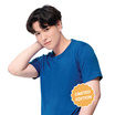 M2S Lifestyle เสื้อยืดคอกลมชาย น้ำเงินทะเลลึก