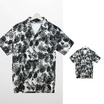 THE ROOM'S เสื้อฮาวาย ลายBox wood สีขาว