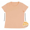 M2S Lifestyle เสื้อยืดคอกลมหญิง น้ำตาลลาเต้