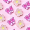 invisibobble กิ๊บหนีบผม เรืองแสงได้รุ่น Clipstar GLOW KIDS Happy flower 2 ชิ้น
