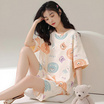 Bra Studio ชุดนอนเสื้อแขนสั้นพร้อมกางเกงขาสั้น ลายหมี-กระต่าย