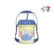 กระติกน้ำสติทช์พร้อมสายสะพาย 45oz. สีเหลือง