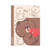 CODE:D สมุดปกปีกสันกาว B5 LINE FRIENDS คละลาย (แพ็ก 3 เล่ม)