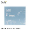 Ceflar หม้อหุงข้าวไฟฟ้า 1 ลิตร รุ่น CR-100