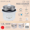 Ceflar หม้อหุงข้าวไฟฟ้า 1 ลิตร รุ่น CR-100