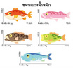 Q-monster Bag of Fish ของเล่นแมว ถุงปลา 5 ตัว ด้านในมีแคทนิป