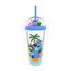 กระบอกน้ำฝาโดมสติทช์ 22oz. สีฟ้า