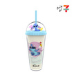 กระบอกน้ำฝาโดมสติทช์ 22oz. สีครีม