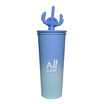 กระบอกน้ำสเตนเลส All Caf&eacute; x Stitch 22oz. สีน้ำเงิน