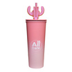 กระบอกน้ำสเตนเลส All Caf&eacute; x Stitch 22oz. สีชมพู