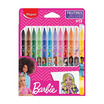 Maped สีเมจิก 12 สี ด้ามลาย Barbie FC/845418
