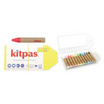 Kitpas สีเทียนแท่งใหญ่ 12 สี KPL-12C (ผลิตจากขี้ผึ้งรำข้าวญี่ปุ่น)