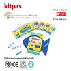 Kitpas สีเทียน 3 สี เซ็ต F ลอยน้ำได้ B-FB3C-F (ผลิตจากขี้ผึ้งรำข้าวญี่ปุ่น)