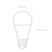 HI-TEK หลอด LED มวยไทย E27 14W แสงขาว (แพ็ก 4 ชิ้น)