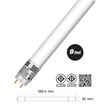 HI-TEK หลอด LED อีโค่ T8 แบบเข้าไฟ2ด้าน 9W แสงขาว (แพ็ก 4 ชิ้น)