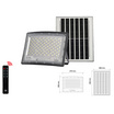 HI-TEK โคมฝลัดไลท์โซล่า LED แบบโค้ง 120W แสงขาว