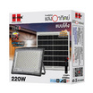 HI-TEK โคมฝลัดไลท์โซล่า LED แบบโค้ง 220W แสงขาว