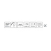 HI-TEK โคมไฟตั้งโต๊ะ LED รุ่น คิวท์ 3W สีขาว หรี่ได้ DL/CW/W