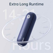 Jisulife พัดลมพกพา 2000 mAh รุ่น Life8