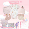 Babysista ชุดของขวัญเด็กอ่อน Star pink
