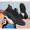 DAZZLING รองเท้าผ้าใบชาย fly woven mesh DZ-JTX-3506-BK
