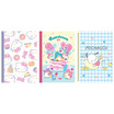 CODE:D สมุดสันห่วง ปกพลาสติก Sanrio คละลาย (แพ็ก 3 เล่ม)