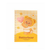 Deli สมุดโน้ตสันห่วง ขนาด A6 Butterbear (สีเหลือง)
