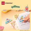Deli คลิปหนีบกระดาษ Butterbear คละลาย แพ็ก 4 ชิ้น