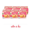 ดิวเบอร์รี่ พัฟเค้กสอดไส้ครีมกลิ่นพีชญี่ปุ่น 60 กรัม (แพ็ก 6 ชิ้น)