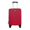 DENPA กระเป๋าเดินทางล้อลาก PP 2tone color แดง+ดำ